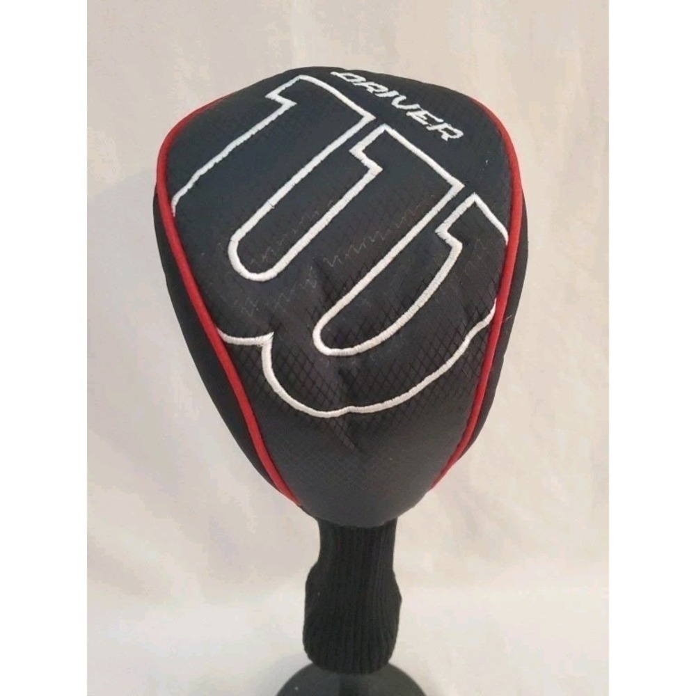 Wilson Driver Golf Head Cover‎ Black Red
